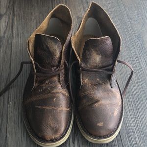 Clarks distressed boots, new condition, size 7